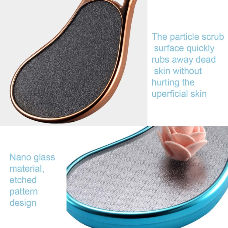 Exfoliating Foot Grinder Heel Foot Rub, Specification: Frosted-Golden