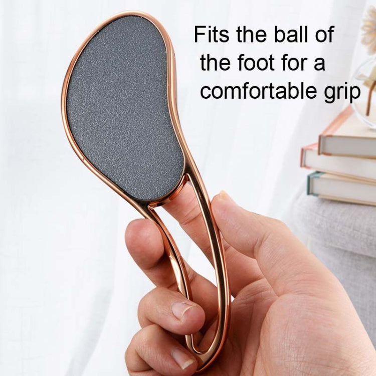 Exfoliating Foot Grinder Heel Foot Rub, Specification: Frosted-Golden