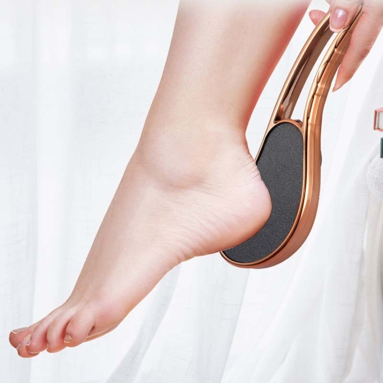 Exfoliating Foot Grinder Heel Foot Rub, Specification: Frosted-Golden