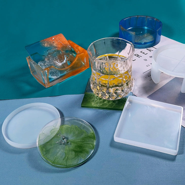 DIY Crystal Epoxy Storage Box Silicone Mould, Specification: 10 PCS/Set