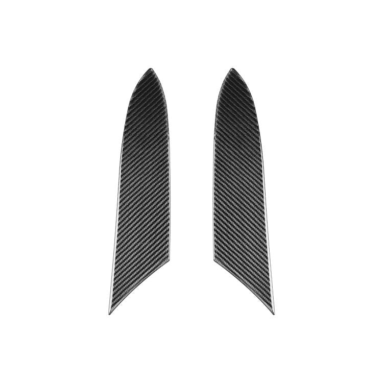 For Chevrolet Corvette C8 2pcs /Set Inner Armrest Panel Sticker - Black