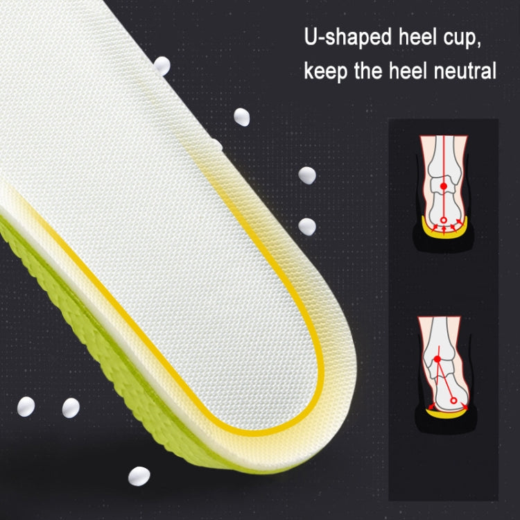 Sports Shock-absorbing Breathable Sweat-absorbing Inner Heightening Insole, Size: