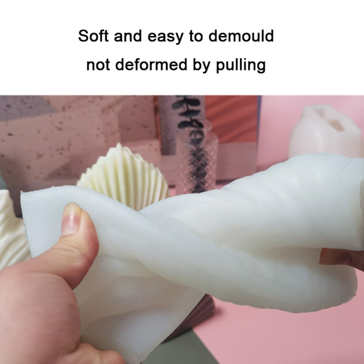Scallop DIY Scented Candle Silicone Mold, Specification: LZ-66