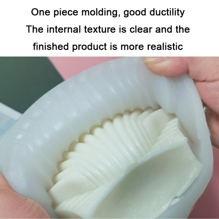 Scallop DIY Scented Candle Silicone Mold, Specification: LZ-66