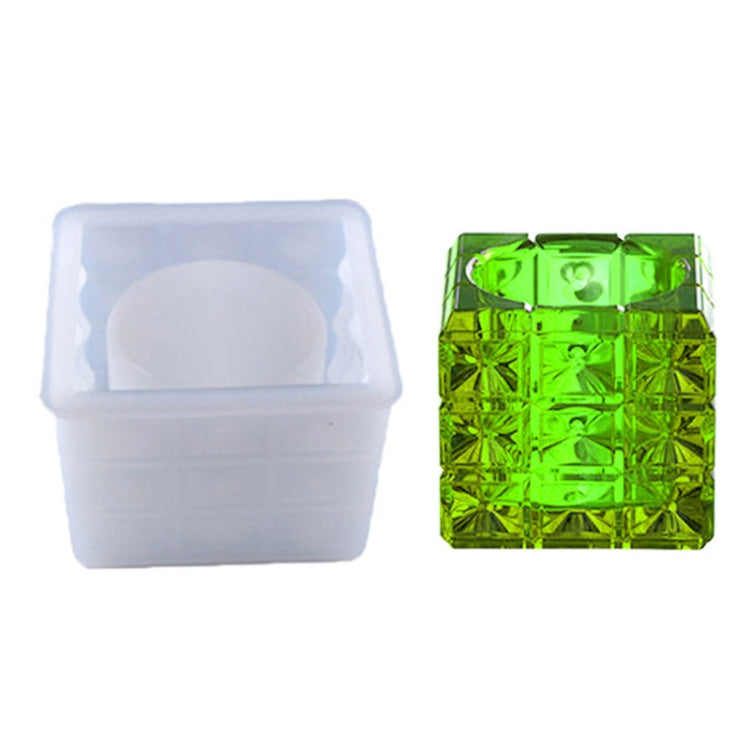 DIY Polka Dot Storage Box Crystal Ashtray Silicone Mold, Specification: DJ-116