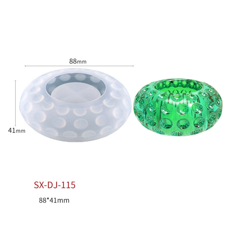 DIY Polka Dot Storage Box Crystal Ashtray Silicone Mold, Specification: DJ-115