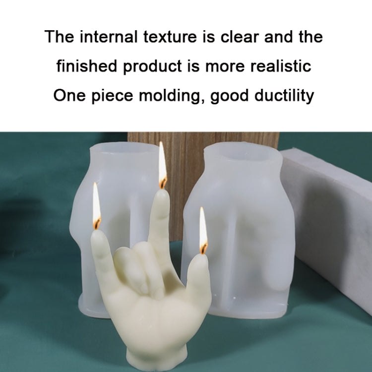 DIY Hand Shaped Scented Candle Silicone Mold, Specification: BH-155