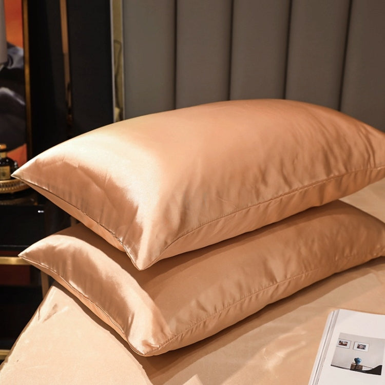 2 Pairs Ice Silk Pillowcase Home Textile Bedding, Size: 50x90cm