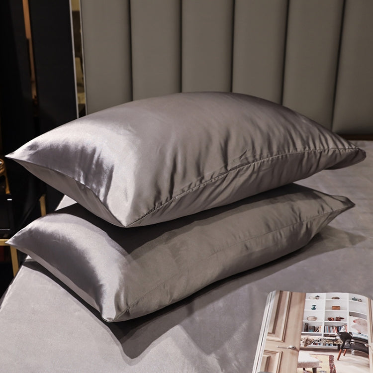2 Pairs Ice Silk Pillowcase Home Textile Bedding, Size: 50x90cm