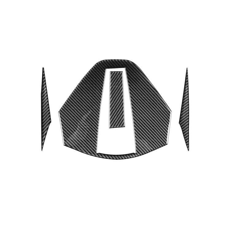 For Chevrolet Corvette C8 4pcs /Set Rear Roof Camera Sticker - Black