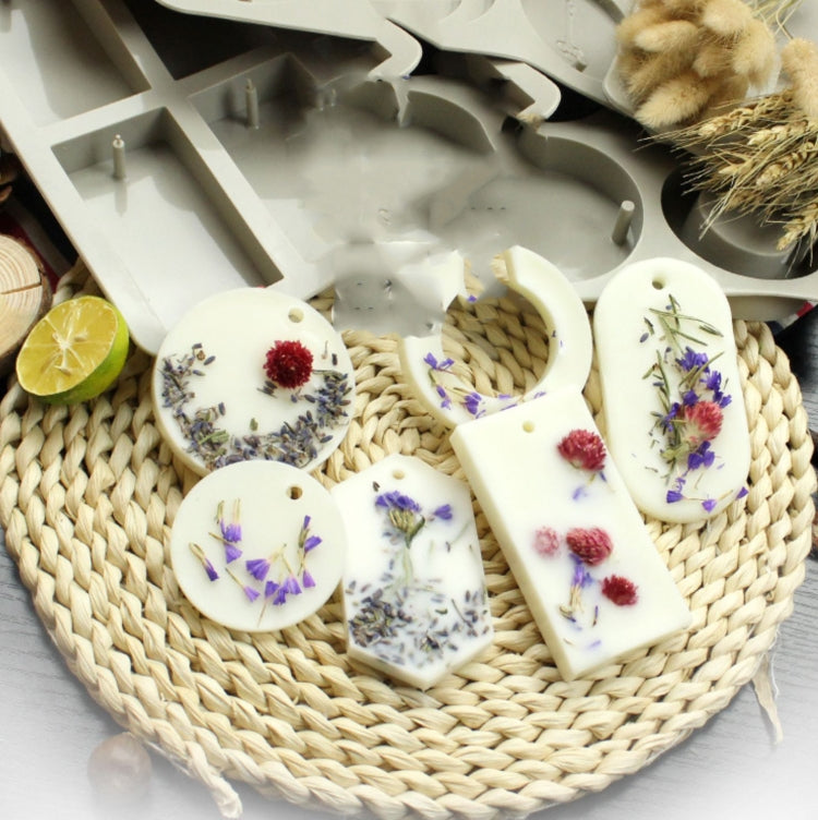 3 PCS Aromatherapy Gypsum DIY Silicone Mold