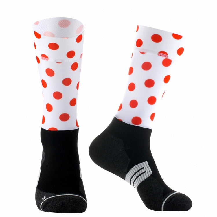 Road Bike Socks Non-Slip Outdoor Riding Socks Elastic Compression Socks, Size: 38-44