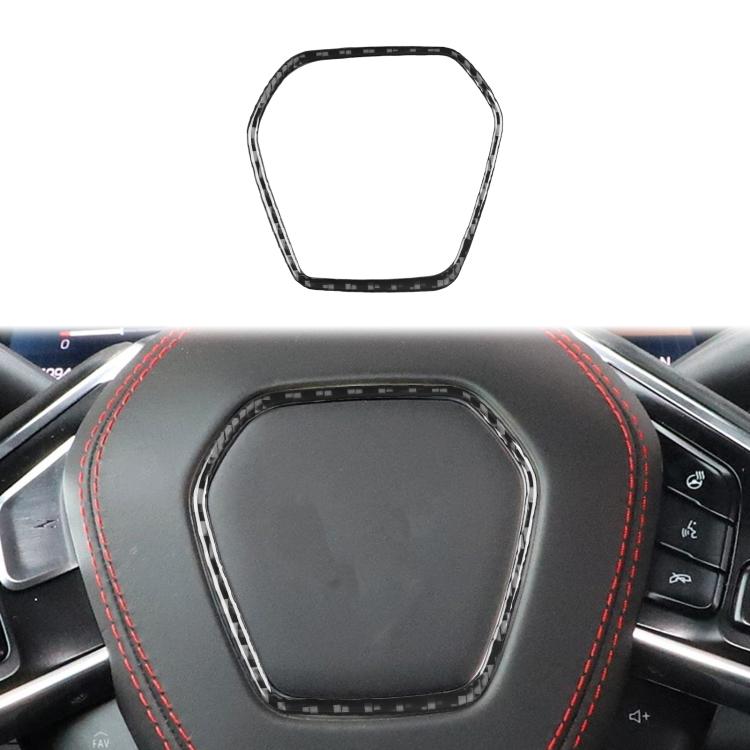 For Chevrolet Corvette C8 Steering Wheel Frame Sticker - Black