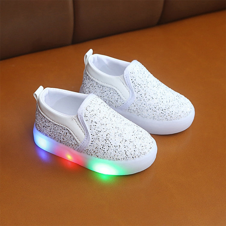Children Flash Sneakers Sequin Caual Shoes, Size:27