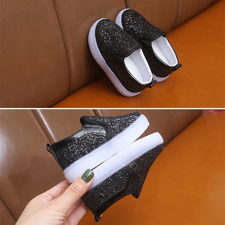 Children Flash Sneakers Sequin Caual Shoes, Size:27