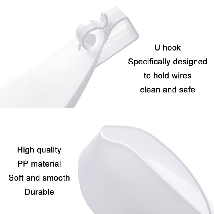 Hair Dryer Storage Hanger Bathroom Rack(White)
