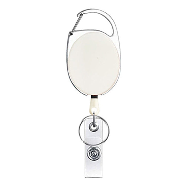 3 PCS 68cm Retractable Pull Badge Reel Zinc Alloy ID Lanyard Name Tag Card Badge Holder