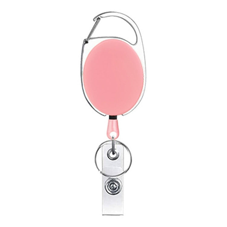 3 PCS 68cm Retractable Pull Badge Reel Zinc Alloy ID Lanyard Name Tag Card Badge Holder