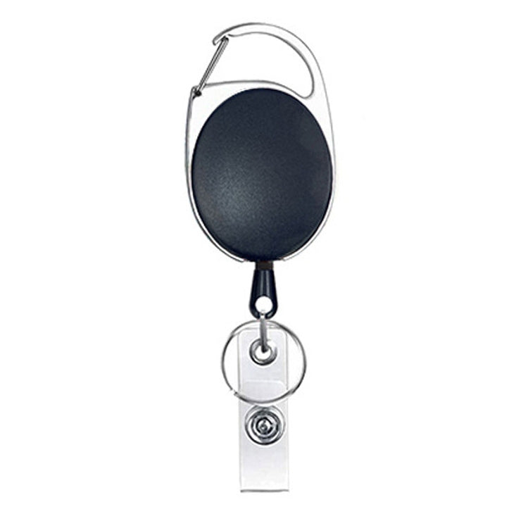 3 PCS 68cm Retractable Pull Badge Reel Zinc Alloy ID Lanyard Name Tag Card Badge Holder
