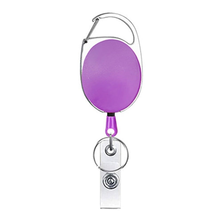 3 PCS 68cm Retractable Pull Badge Reel Zinc Alloy ID Lanyard Name Tag Card Badge Holder