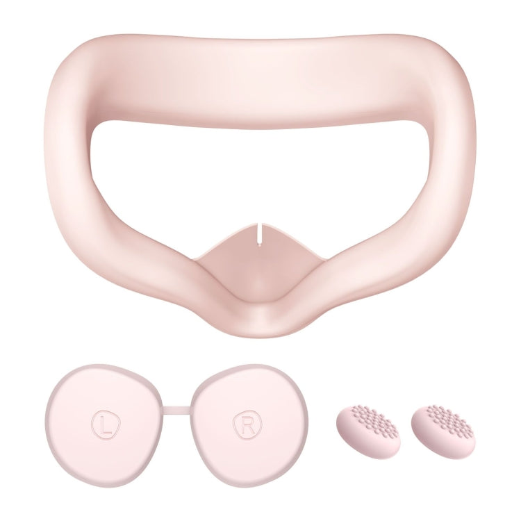 VR Silicone Eye Mask+Lens Protective Cover+Joystick Hat, For Oculus Quest 2