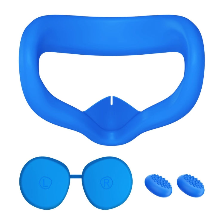 VR Silicone Eye Mask+Lens Protective Cover+Joystick Hat, For Oculus Quest 2
