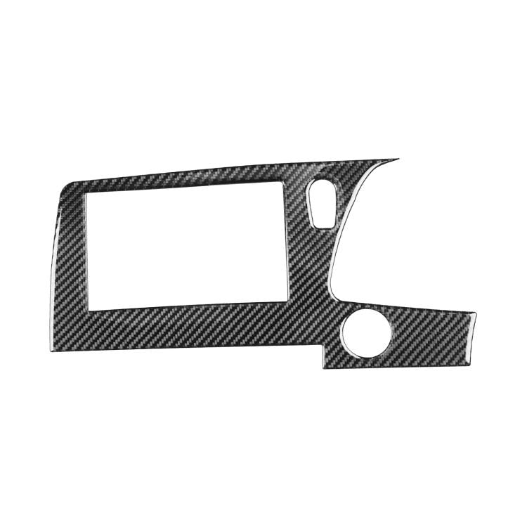 For Chevrolet Corvette C8 Right-Hand Drive Central Control Screen Frame Sticker - Black