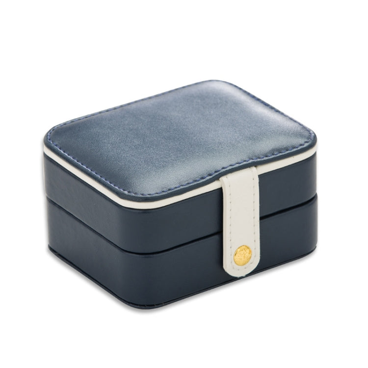 SH688-58 Square Double-Layer PU Earring Storage Jewelry Box