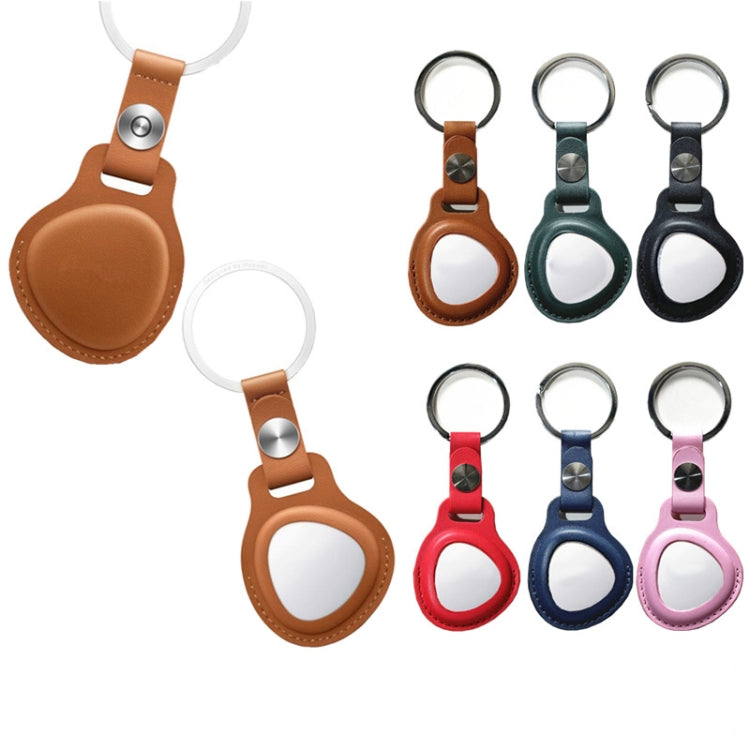 Leather Keychain Protective Sleeve For Huawei Tag GPS Tracker Locator