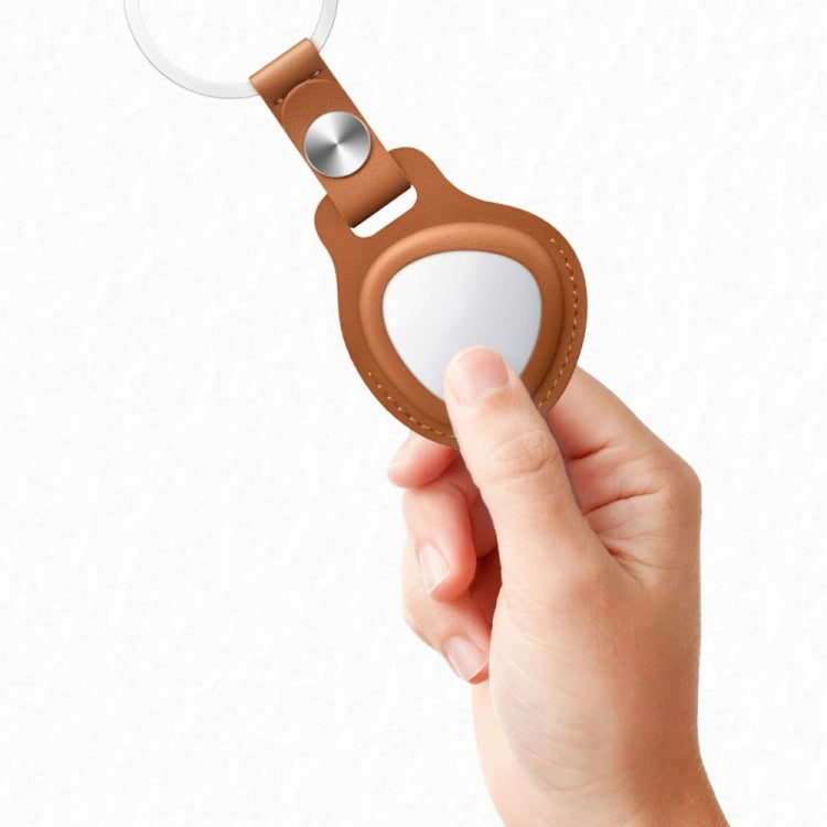 Leather Keychain Protective Sleeve For Huawei Tag GPS Tracker Locator