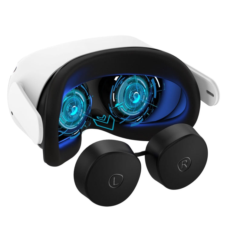 Dustproof Scratch Resistant VR Glasses TPU Lens Protector, For Oculus Quest 2