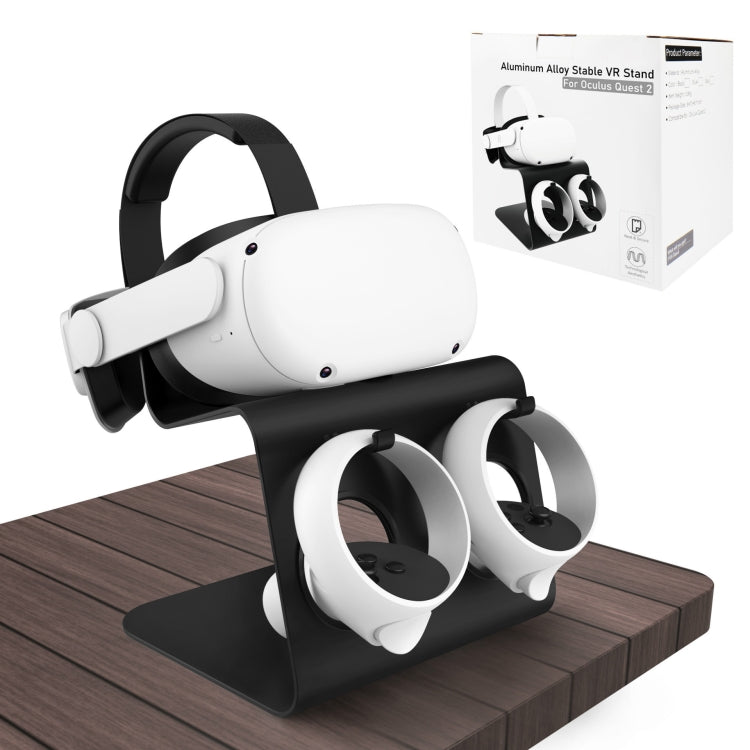 QZJ03 Aluminum Alloy Wireless Glasses VR Desktop Display Stand, For Oculus Quest 2(Black)