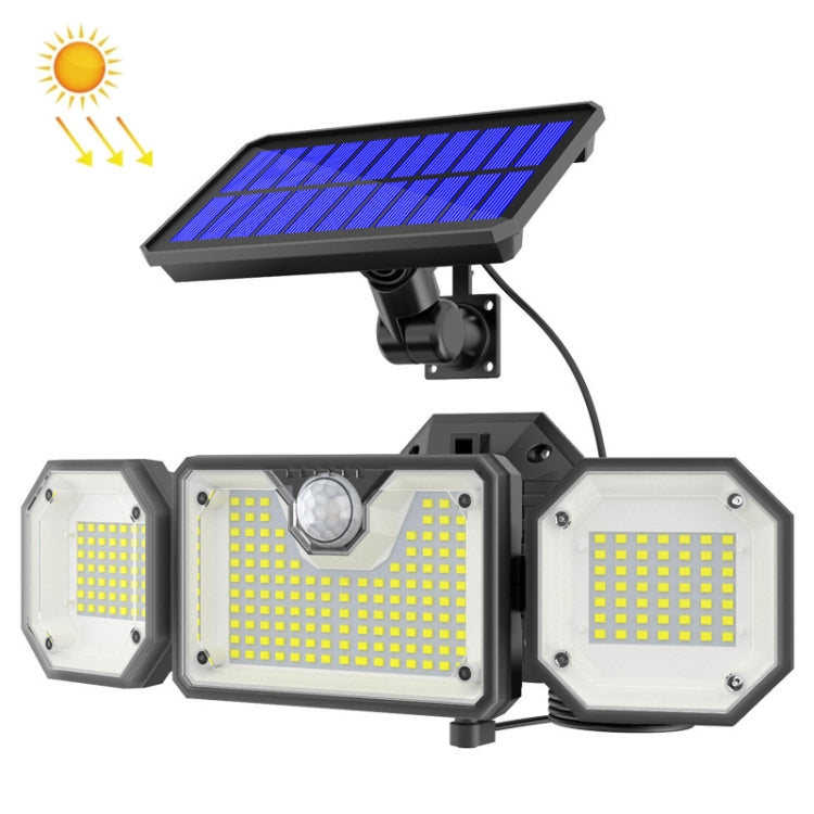 Solar Human Body Sensor Light LED Outdoor Waterproof Garden Light, Style: Split 226LED