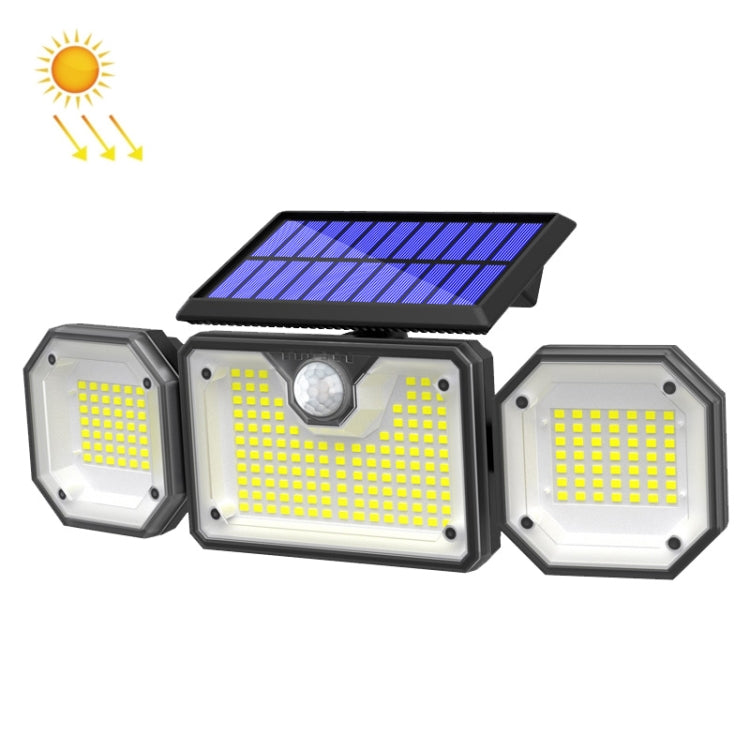 Solar Human Body Sensor Light LED Outdoor Waterproof Garden Light, Style: All In One 226LED