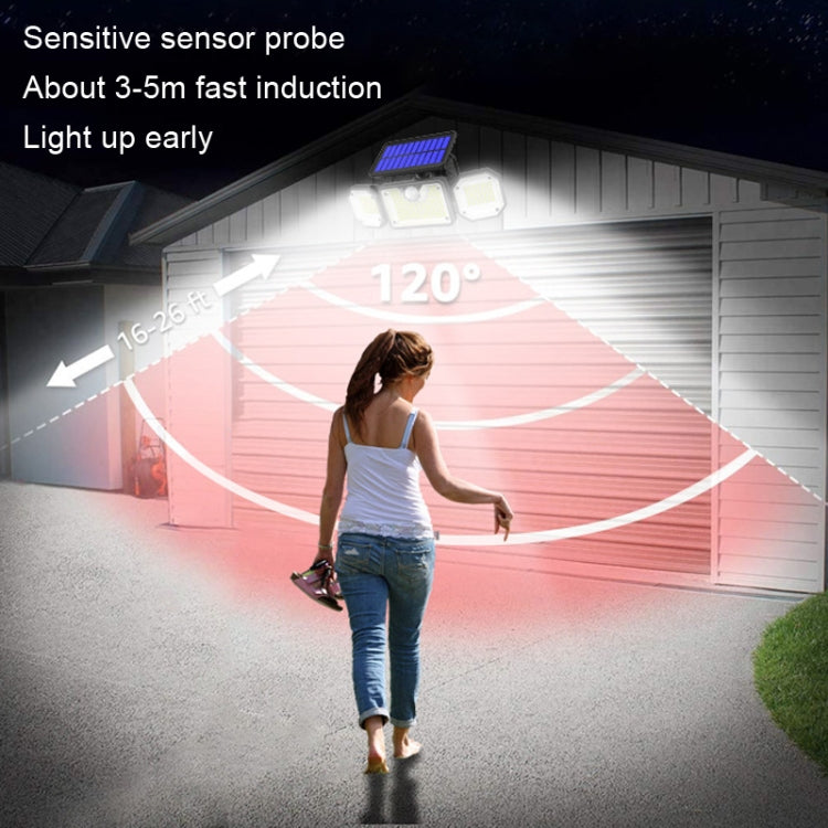 Solar Human Body Sensor Light LED Outdoor Waterproof Garden Light, Style: All In One 226LED