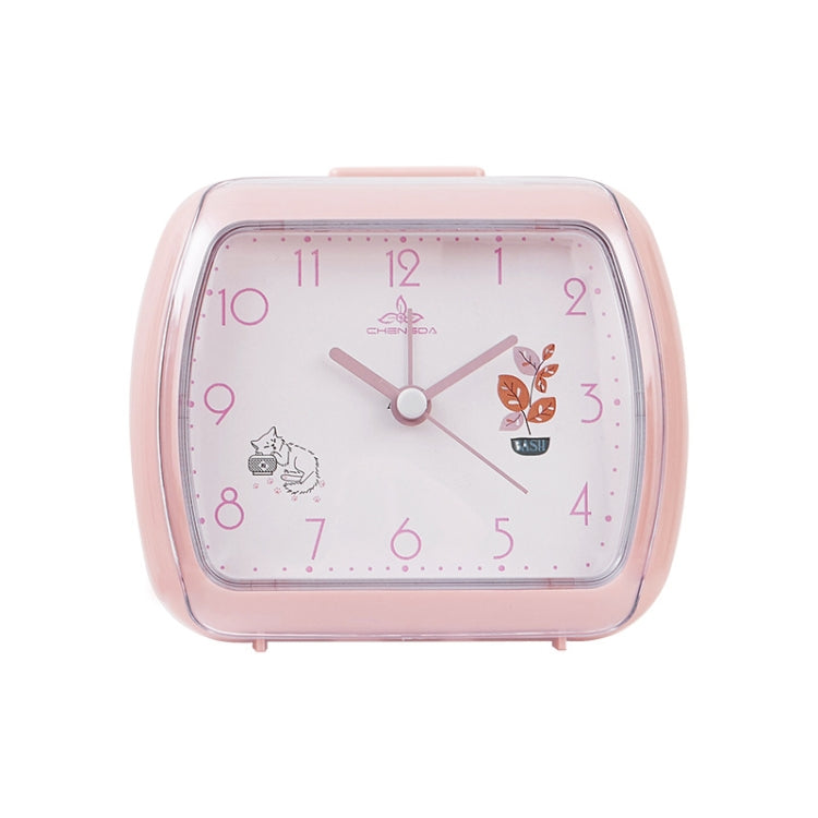 Cute Children Small Alarm Clock Bedside Night Light Clock