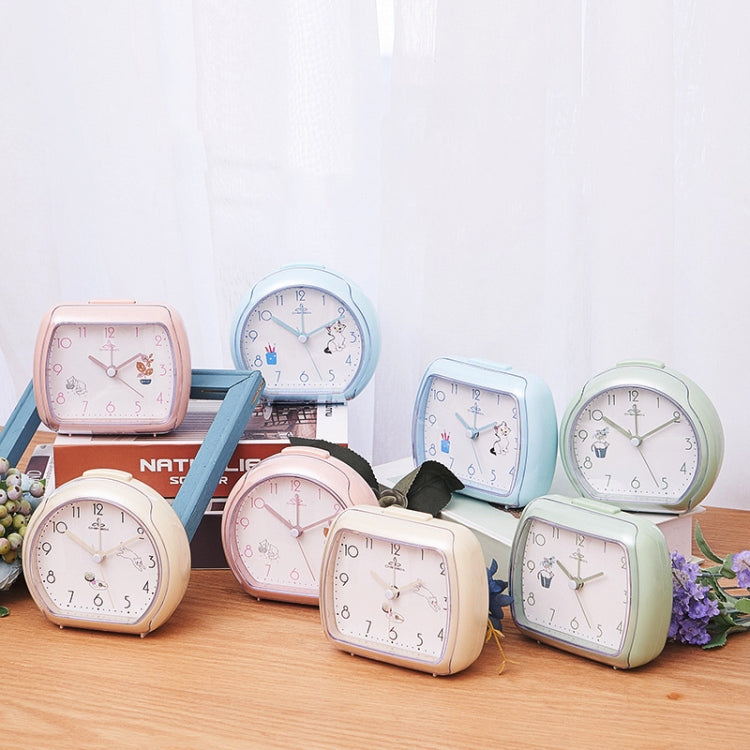 Cute Children Small Alarm Clock Bedside Night Light Clock