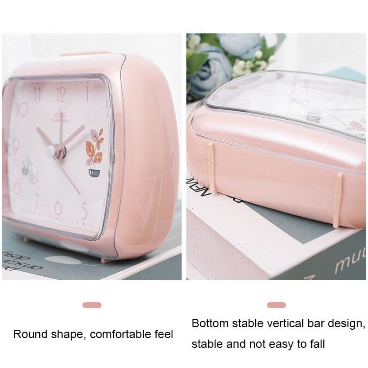 Cute Children Small Alarm Clock Bedside Night Light Clock