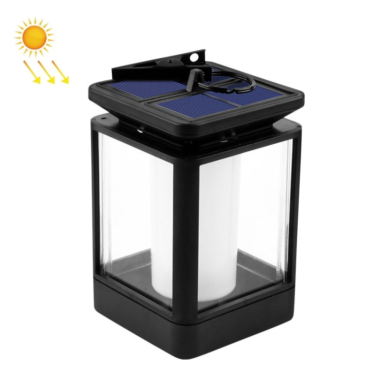 TG-JG012 Solar Retro Simulation Flame Lamp, Style: Transparent With Bracket