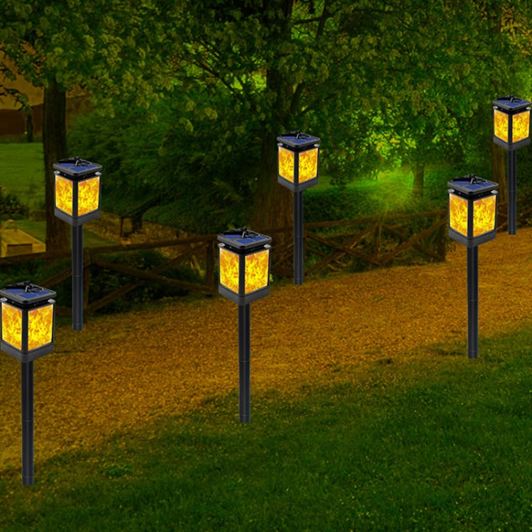 TG-JG012 Solar Retro Simulation Flame Lamp, Style: Flower With Bracket