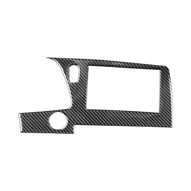 For Chevrolet Corvette C8 Left-Hand Drive Central Control Screen Frame Sticker - Black