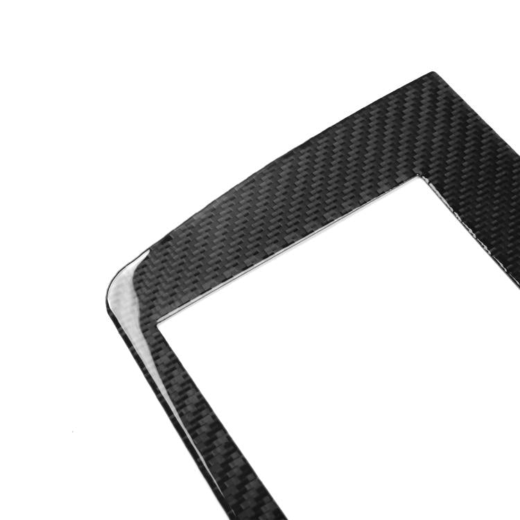 For Chevrolet Corvette C8 Left-Hand Drive Central Control Screen Frame Sticker - Black