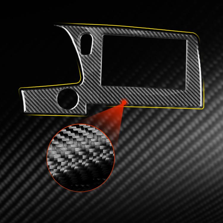 For Chevrolet Corvette C8 Left-Hand Drive Central Control Screen Frame Sticker - Black