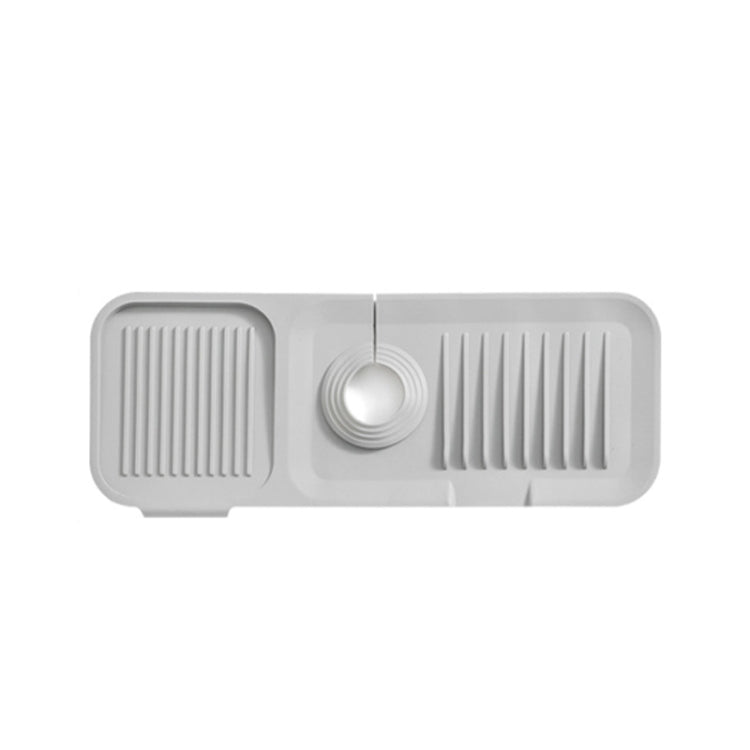 Faucet Silicone Draining Mat Anti-splash Kitchen Sink Non-slip Soap Mat, Size: Large