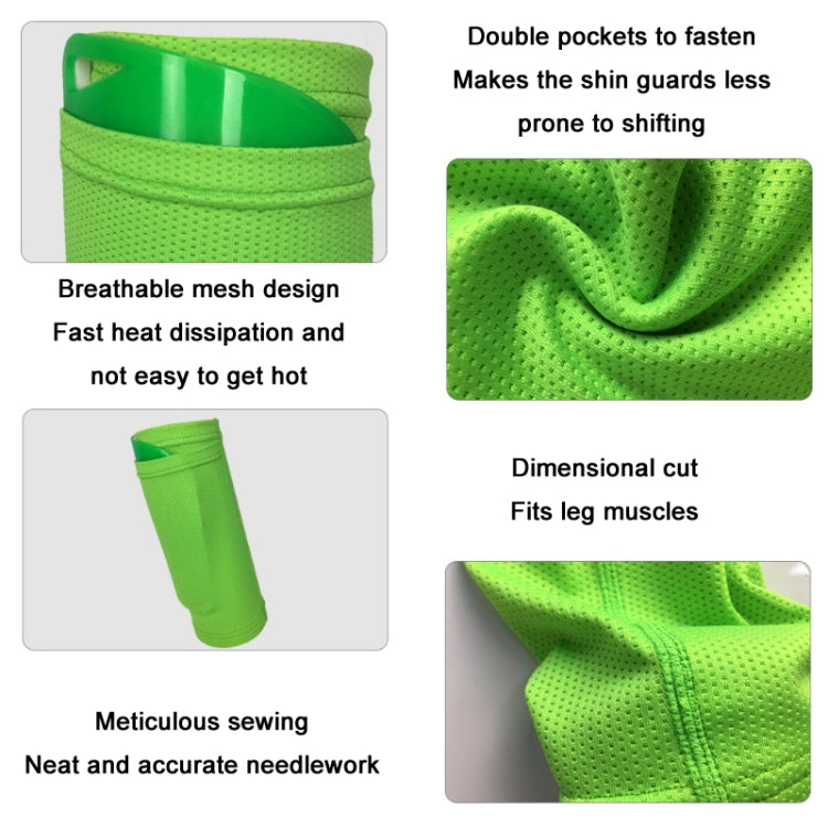 Football Shin Pads + Socks Sports Protective Equipment, Color: White (L)