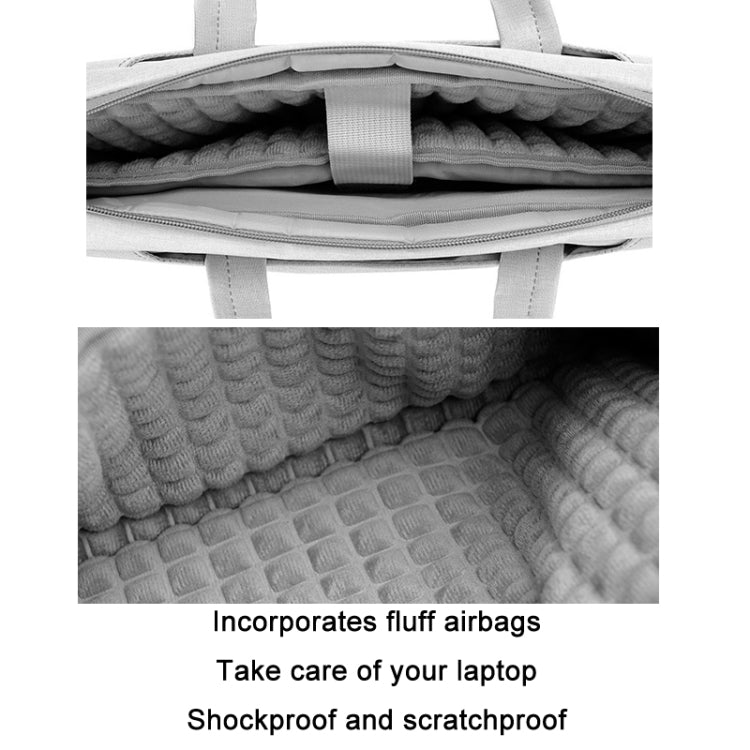 Airbag Thickened Laptop Portable Messenger Bag, Size: 15.6-16.1 inches