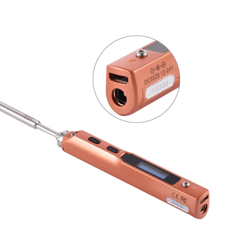 TS100 12/19/24V DC Power High Power Welding Pens, Style: With KU Soldering Iron Tip