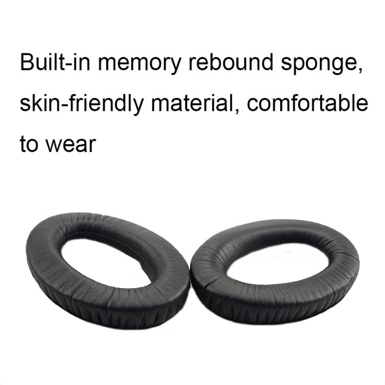 2 PCS Headset Earmuffs Sponge Case For Sennheiser PXC450/PXC350/PC350, Spec: Frosted Leather