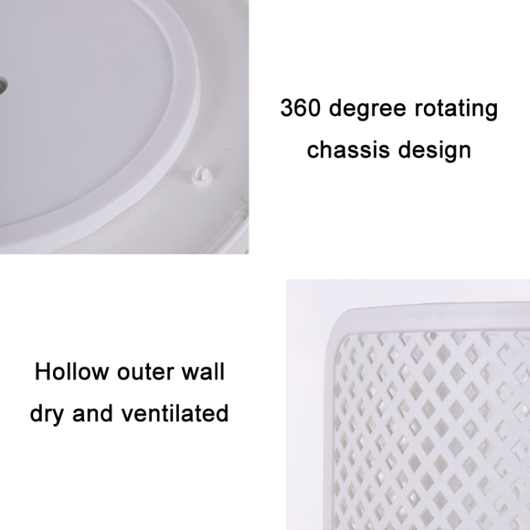 Desktop Rotary Grid Disposable Paper Cup Storage Rack