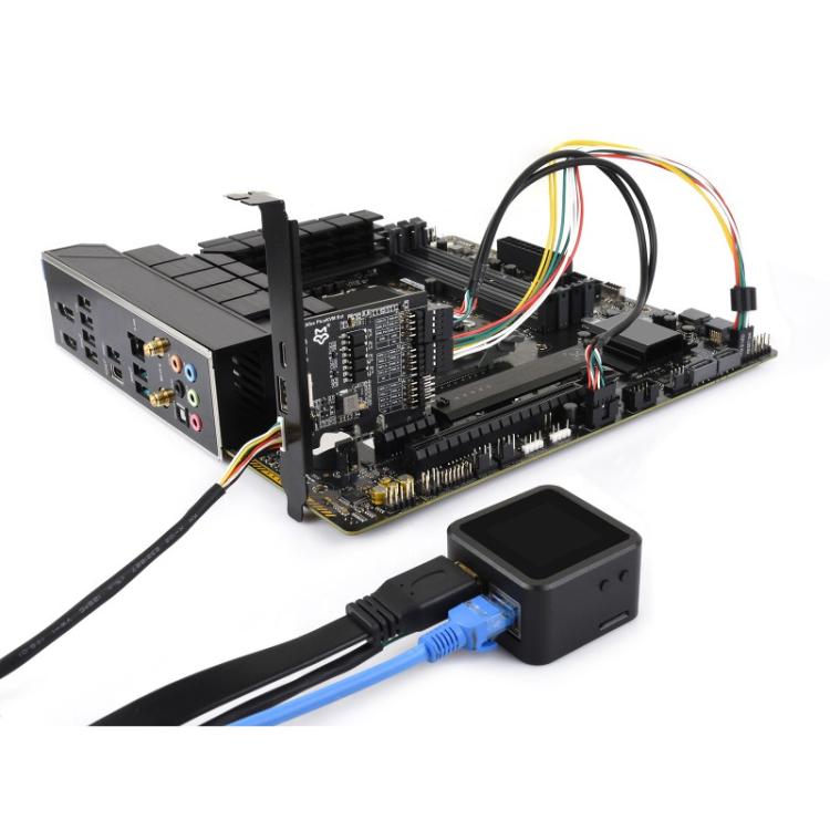 WAVESHARE Luckfox PicoKVM Lightweight IP KVM Remote Management Tool   Full Version+PicoKVM Ext Board